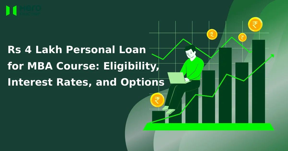 Rs 4 Lakh Personal Loan for MBA Course