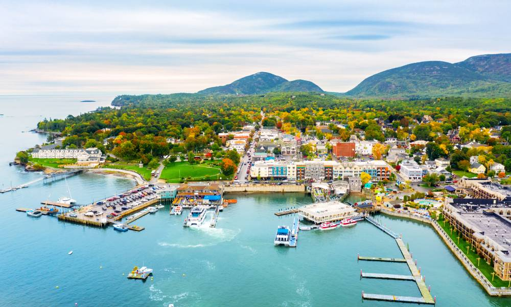 best places to travel in july : Bar Harbour