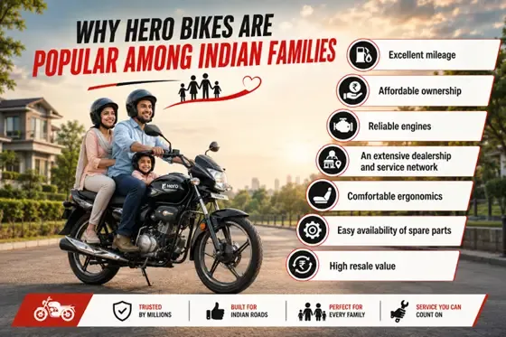 Why Hero Bikes are Popular Among Indian Families