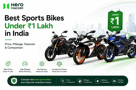 Best Sports Bikes Under ₹1 Lakh in India