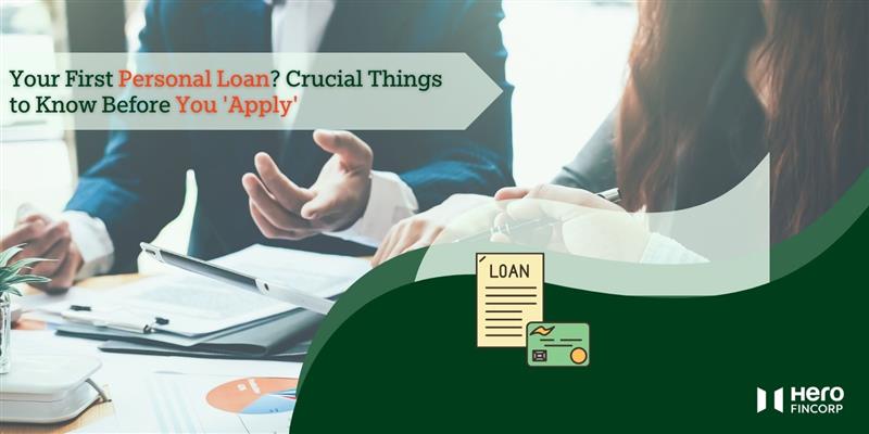 Taking a personal loan for the first time