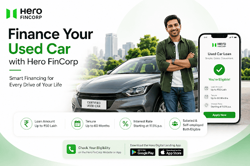 Finance Your Used Car with Hero FinCorp