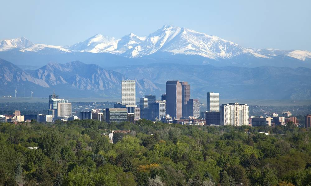 best places to travel in july : Denver