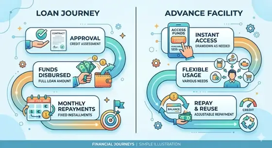 Difference Between Loans and Advances