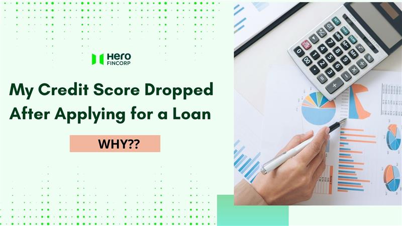 Credit Score Dropped After Applying for a Loan