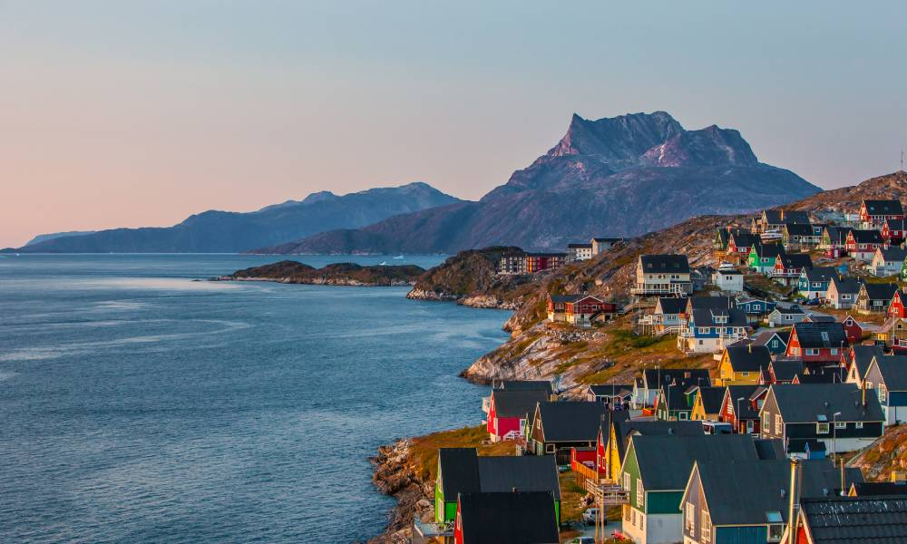 best places to travel in july :  Greenland