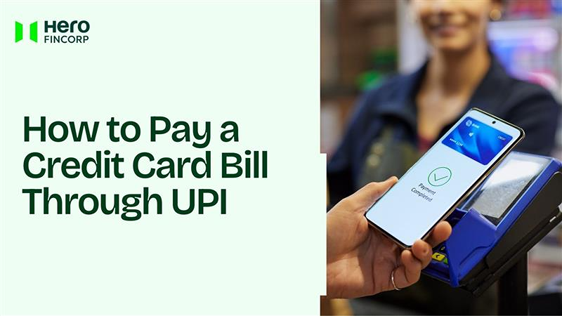 How to Pay a Credit Card Bill Through UPI