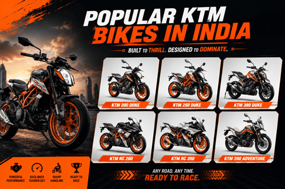 Popular KTM Bikes in India