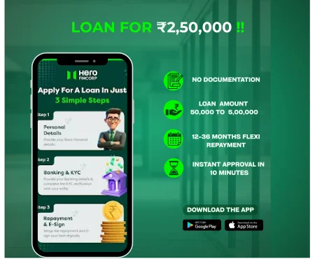 Personal Loan for Rs 2.5 Lakhs