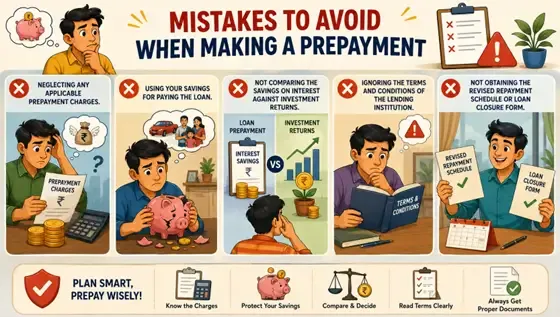 Mistakes to Avoid When Making a Prepayment