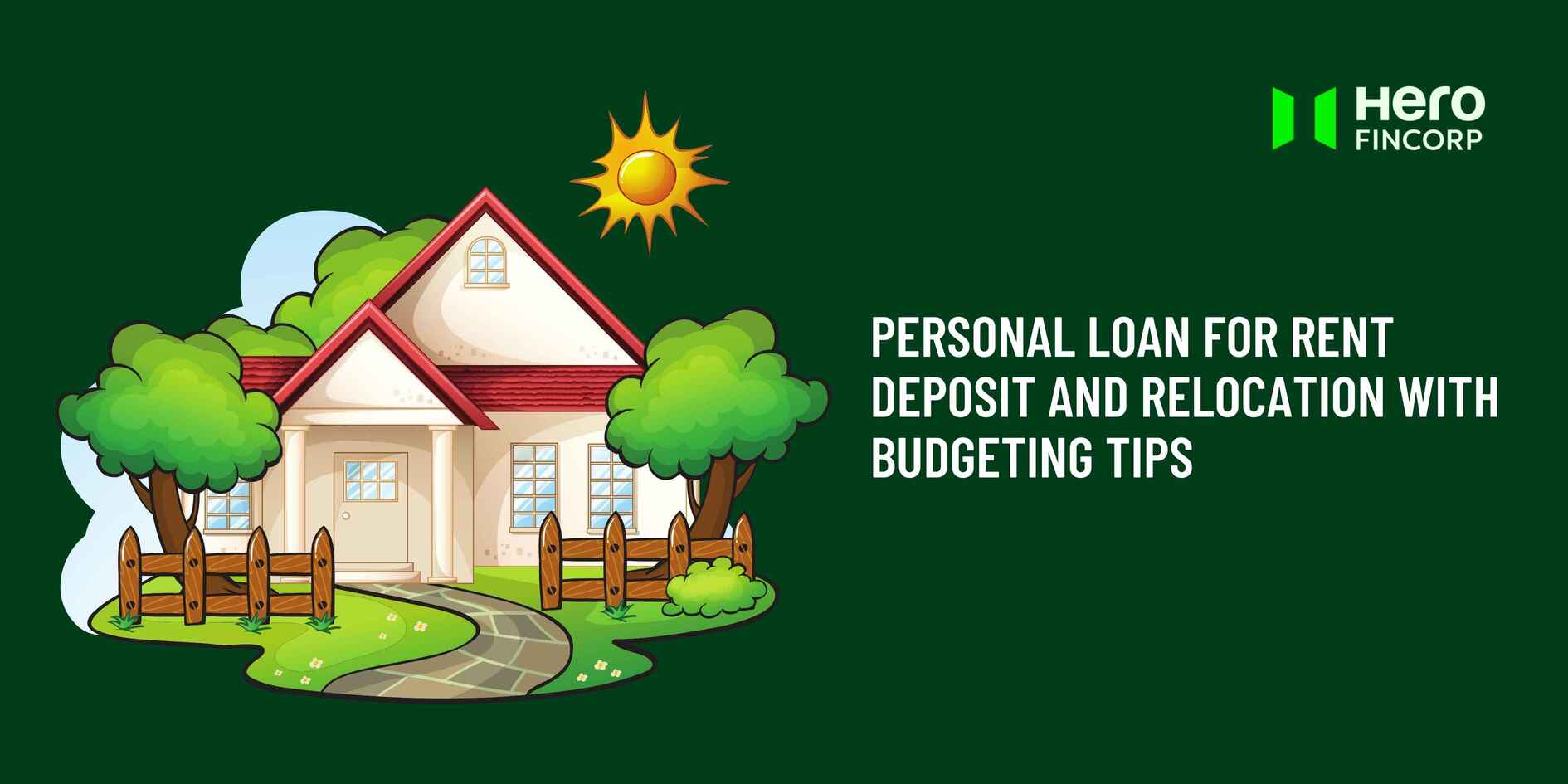 Personal loan for rent deposit and relocation with easy EMI options