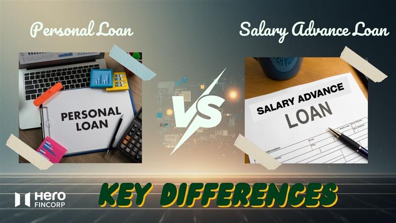 personal loan vs salary advance loan