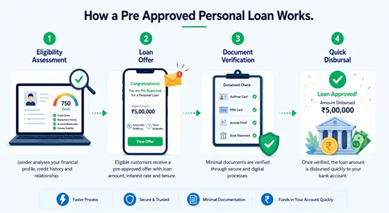 How Does a Pre Approved Personal Loan Work?