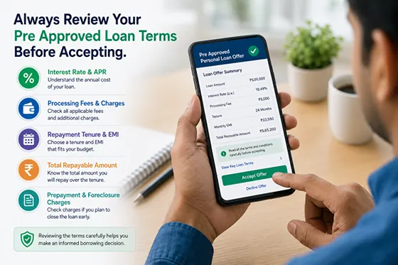 Things to Know Before Accepting a Pre-Approved Loan