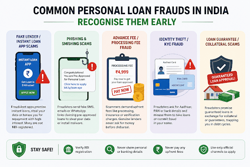 common personal loan frauds in India