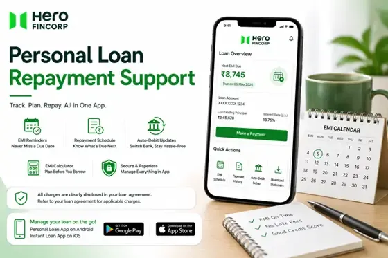 Hero FinCorp Personal Loan Repayment Support