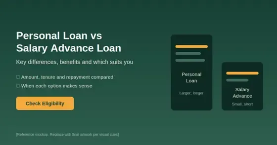 Personal Loan vs Salary Advance Loan