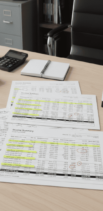 Income Summary Document