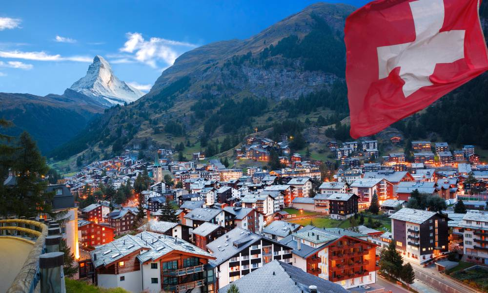 best places to travel in july : Switzerland 