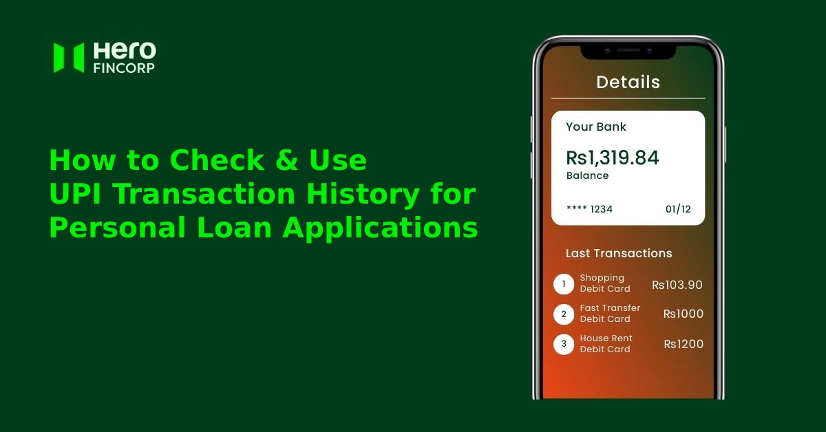 Using UPI Transaction History as Income Proof for Personal Loans