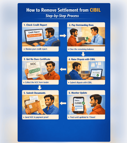 Settlement from CIBIL - Step-by-Step Process
