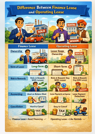 Difference Between Finance Lease and Operating Lease