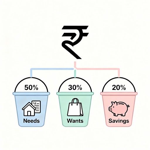 How to Save Money From Salary Using the 50-30-20 Rule?