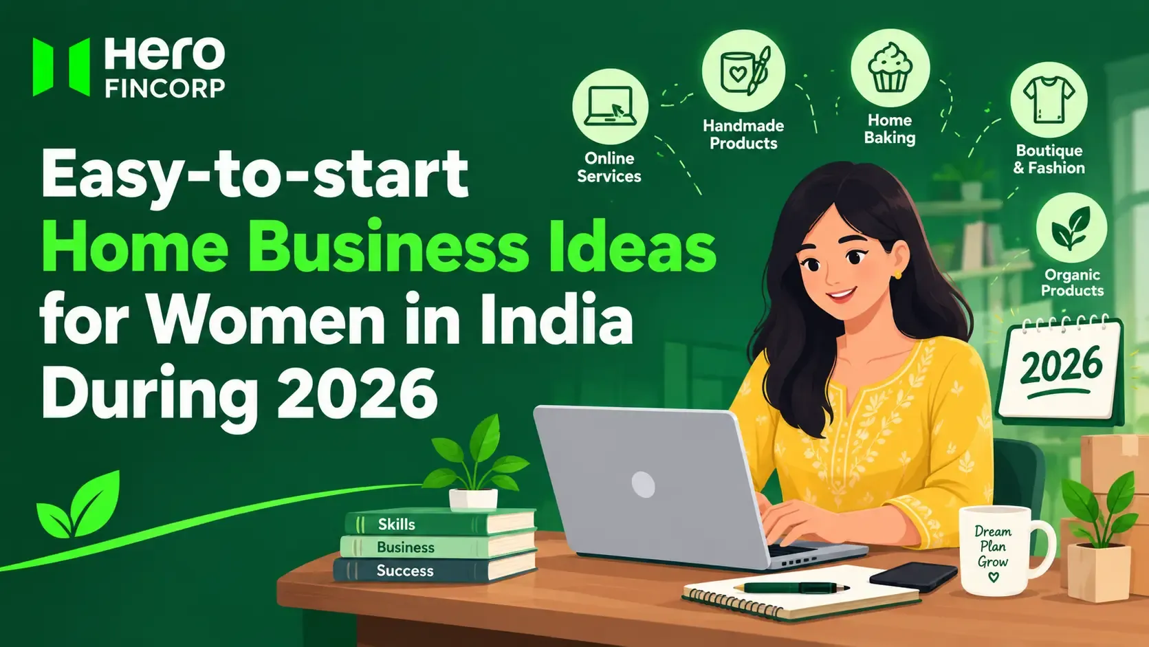 Easy-to-start Home Business Ideas for Women in India During 2026