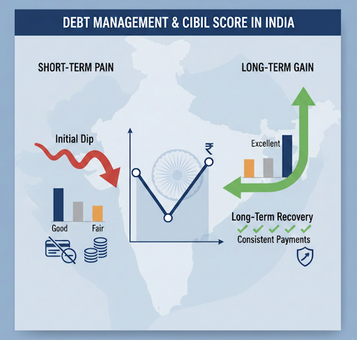Impact of Debt Management on Your Credit Score in India