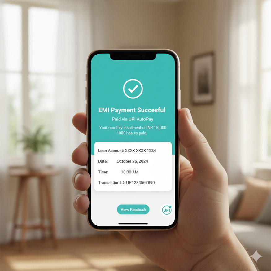 Setup UPI for loan payment