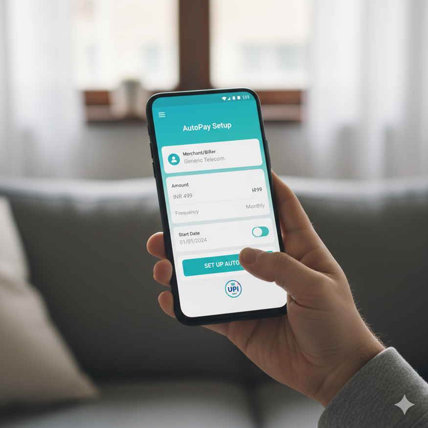 UPI autopay setup