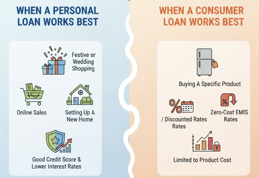 Consumer loan vs personal loan