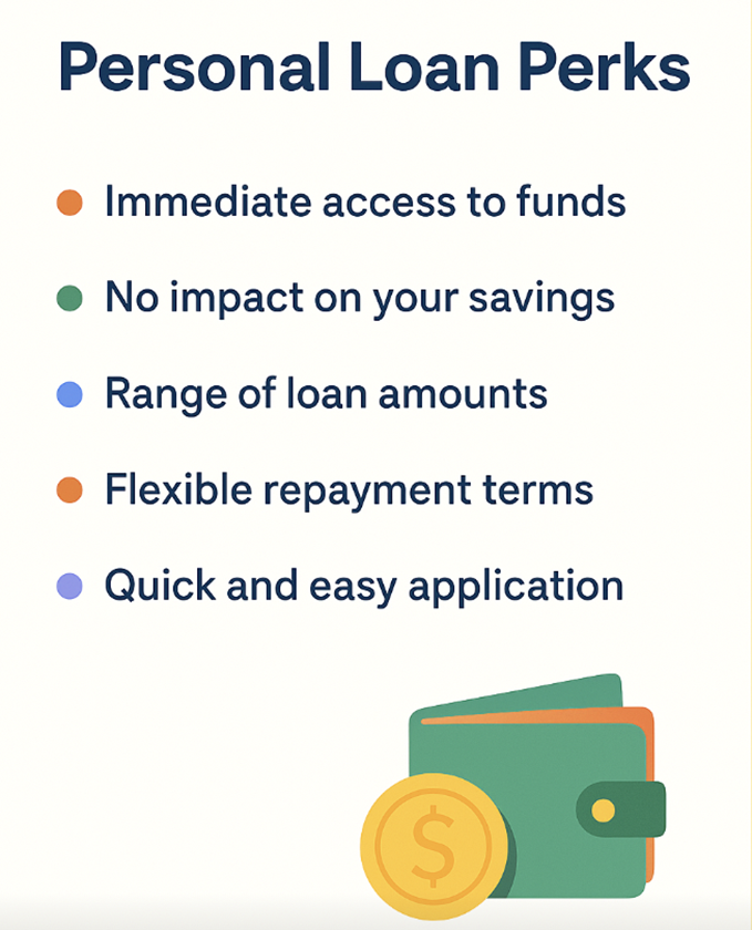 five key benefits of a personal loan