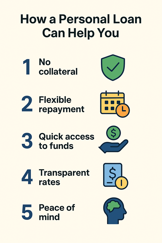 Personal loan benefits 