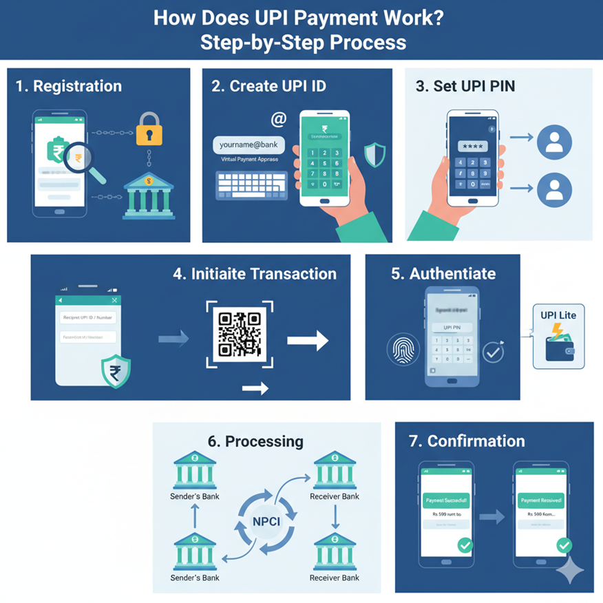 how upi payment works