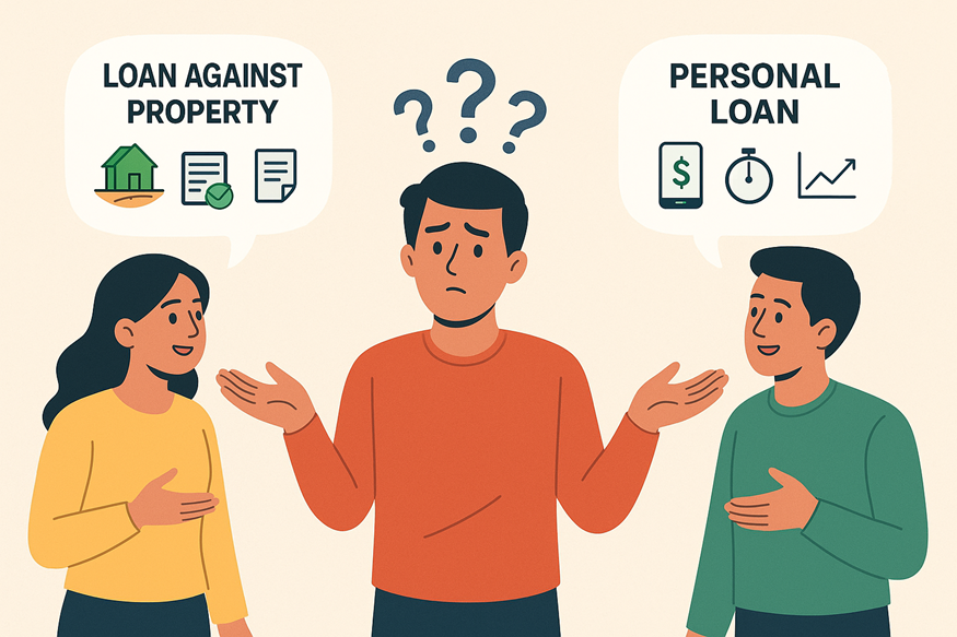 Difference between Loan Against Property and Personal Loan