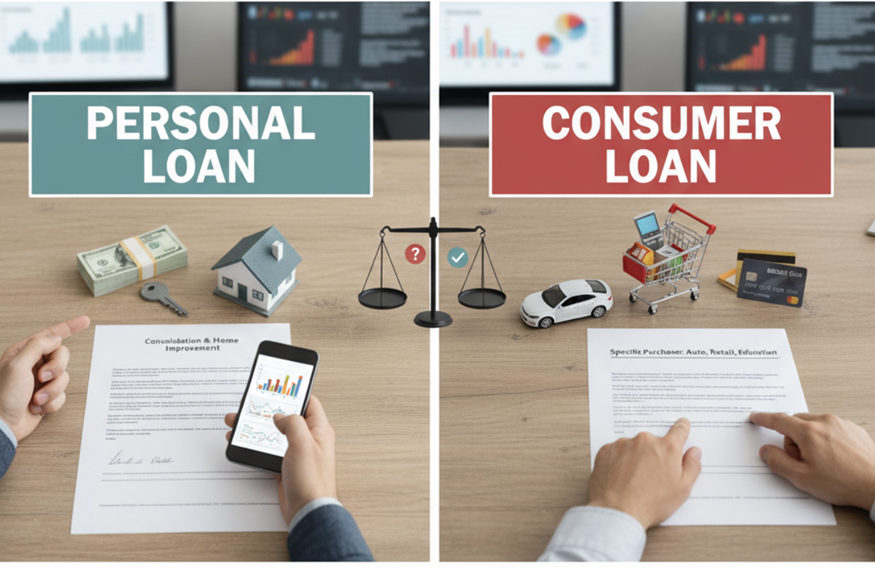 personal loan vs consumer loan