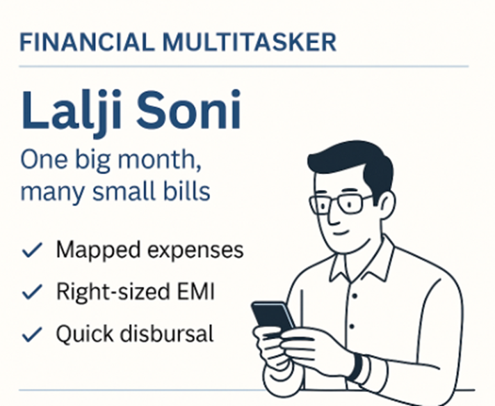 Financial Multitasker - One Big Month, Many Small Bills