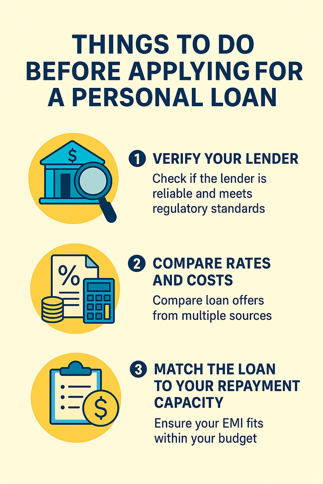 Three Things To Check Before Applying For A Personal Loan