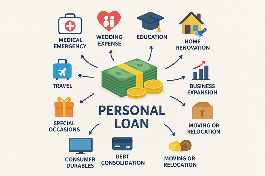 Usage of personal loan