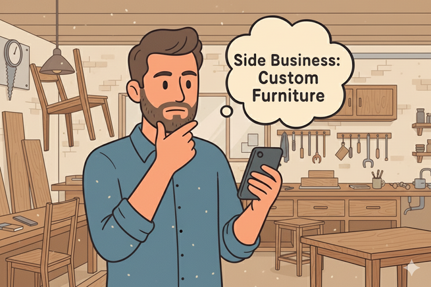 Custom Furniture as a side hustle