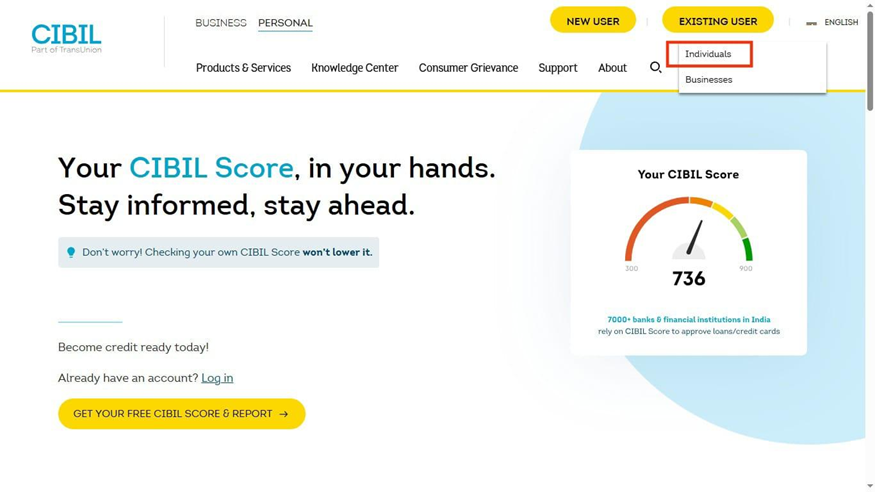 Check your cibil score