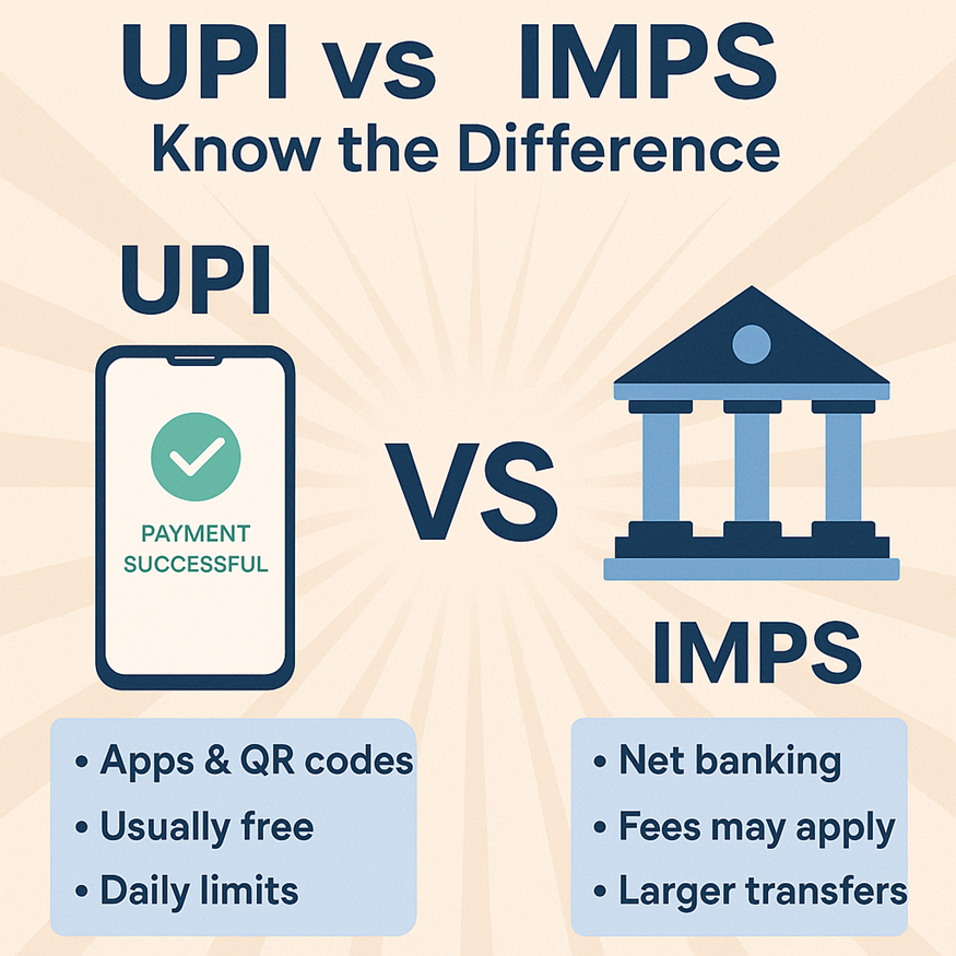 upi vs imps