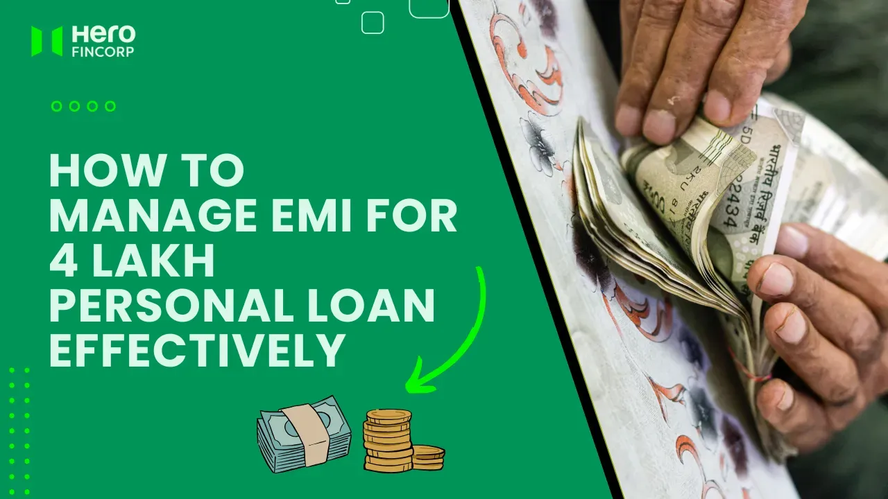 Manage EMI for 4 Lakh Personal Loan