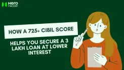 How a 725+ CIBIL Score Helps You Secure a 3 Lakh Loan