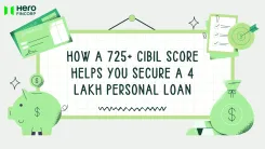 725+ CIBIL Score Helps 4 Lakh Personal Loan