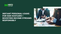 Side Hustler Using A Mobile Phone To Apply For An Instant Personal Loan