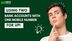 using 2 accounts with one number for UPI