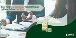 Taking a personal loan for the first time