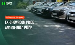 difference between ex-showroom price and on-road price